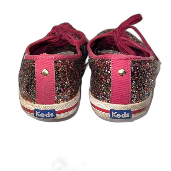 Kate Spade and Keds collaborated  glitter tennis shoes size 11 pink - Picture 6 of 11